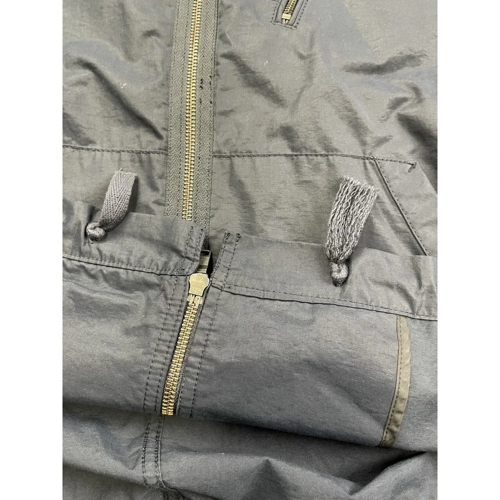 Banana Republic Mens Jacket Large Navy‎ Blue Utility Windbreaker Golf Full Zip